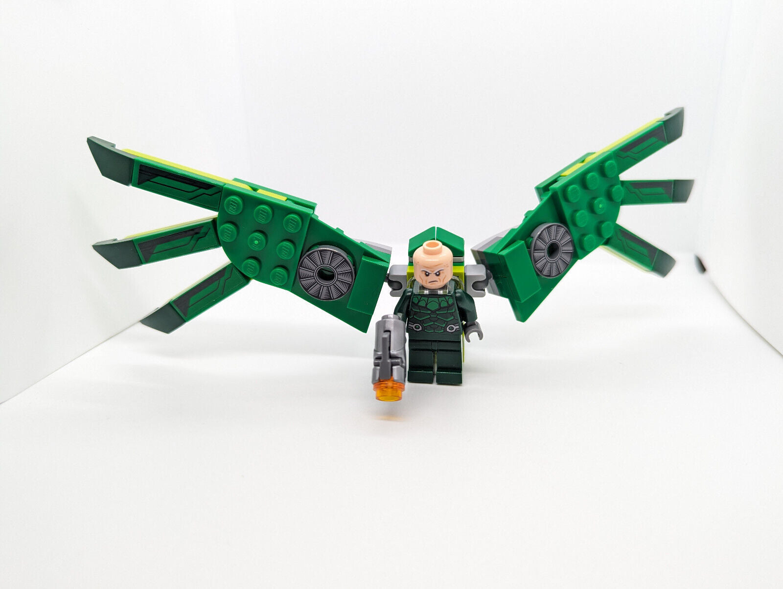 LEGO Marvel Spider-Man The Vulture Minifigure w/ Wings and Weapon 76114 sh538 - StudBee