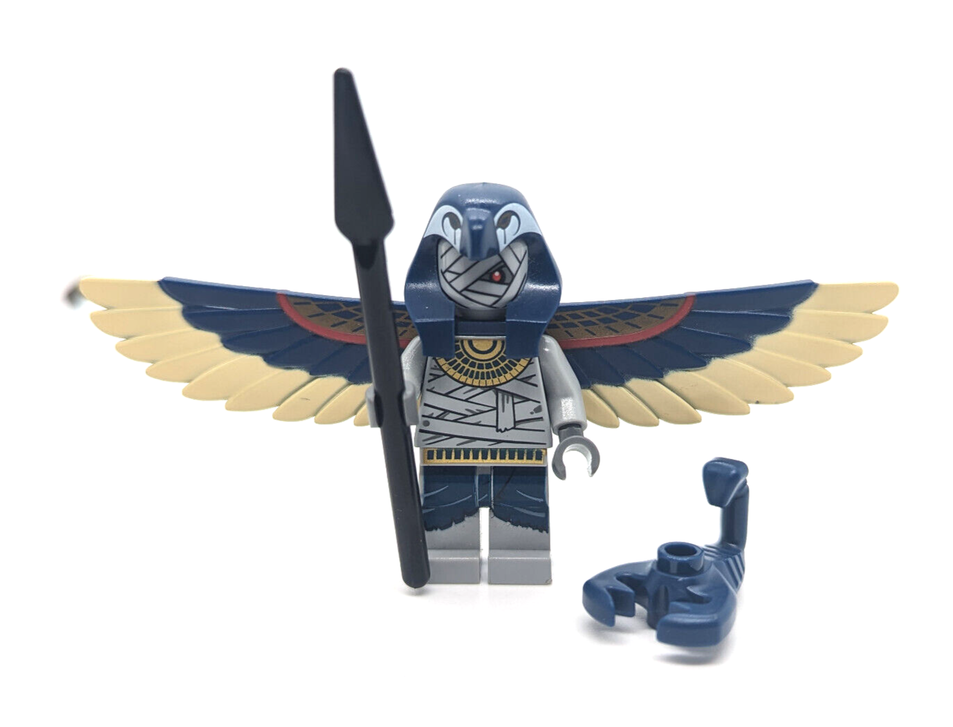 LEGO Flying Mummy Minifigure Pharaoh's Quest (pha005) with Spear & Scorpion - StudBee