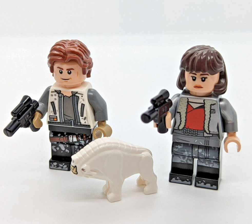 NEW (Lot of 3) LEGO Han Solo & Qi'ra Minifigures Corellian Hound 75209 (sw091) - StudBee