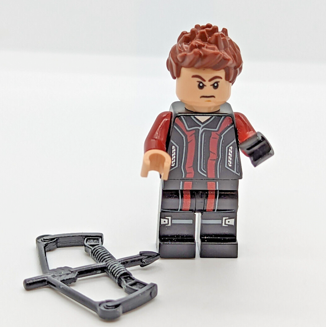 Lego Marvel Minifigure - Hawkeye w/ Bow 76042 76030 (sh172) SHIELD Ultron - StudBee