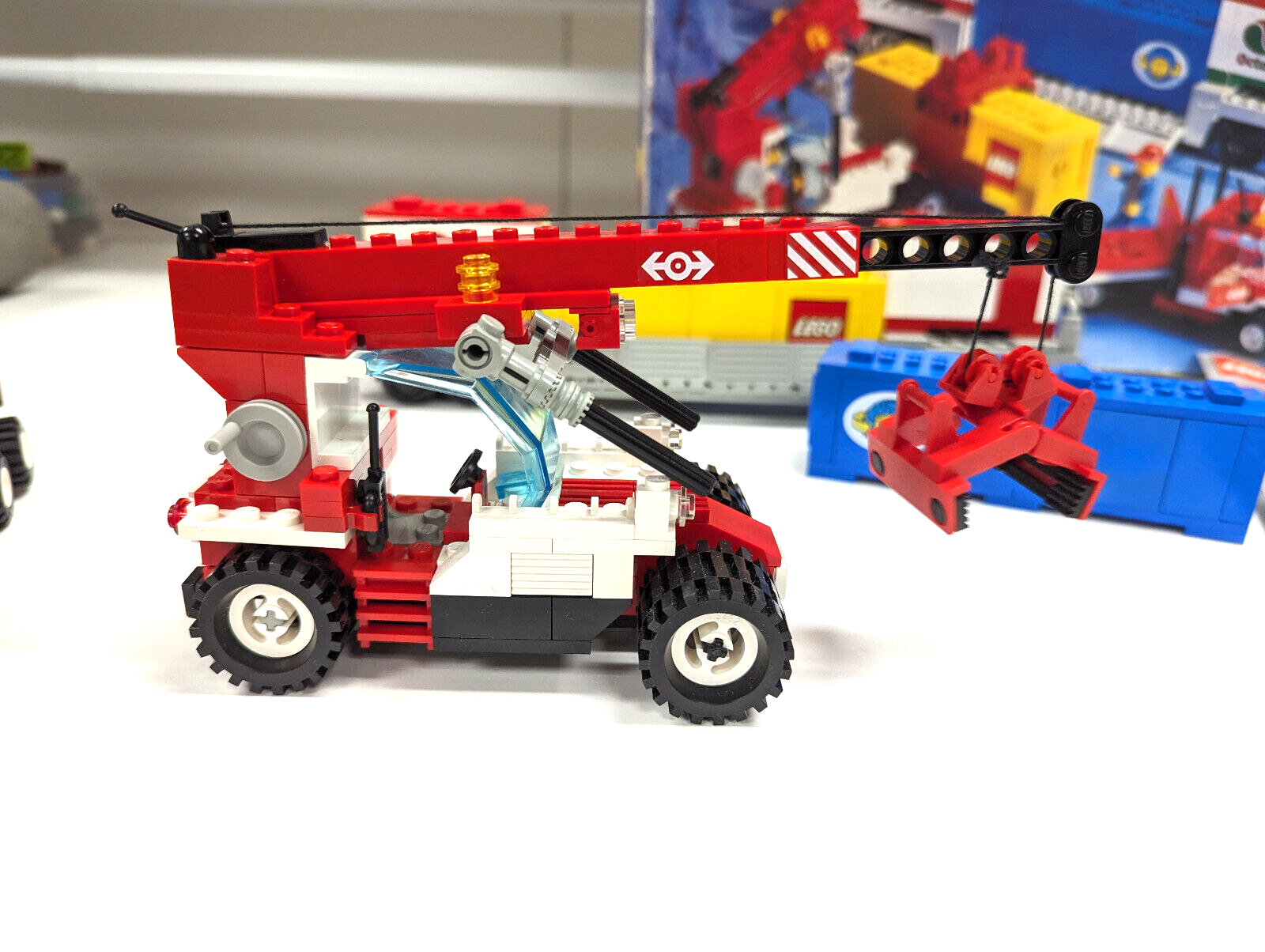 Vintage Lego 9V Train Container Double Stack 4549 - 100% Complete Box Manual - StudBee