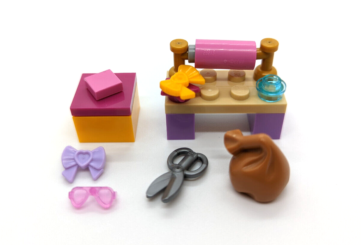 NEW Lego Lot Friends Advent Minifigures: Mrs Claus, Elf & Giftwrap Station 41420 - StudBee