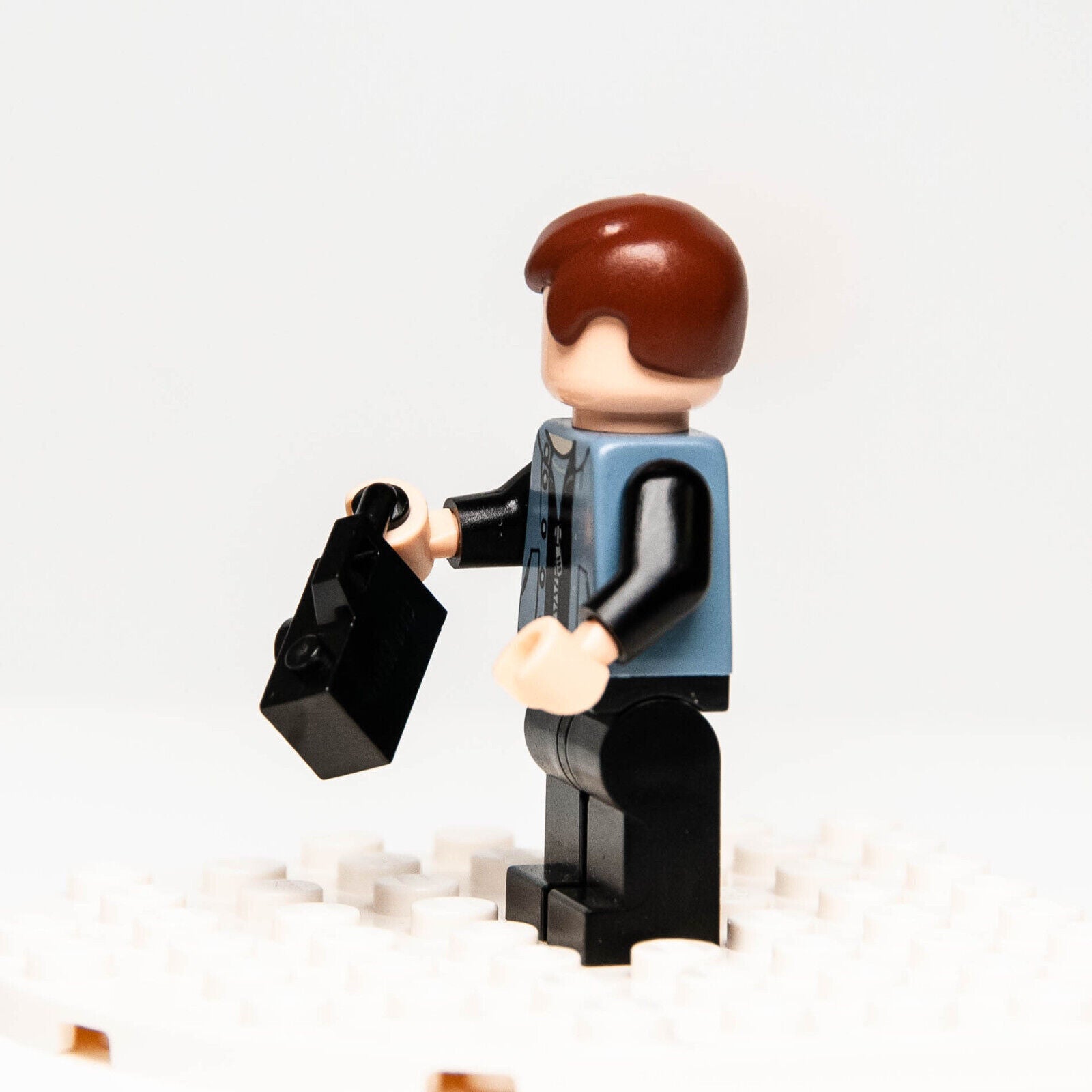 Lego Spider-Man Minifigure - Peter Parker 3 w/ Camera (spd031) 4856 Hideout - StudBee