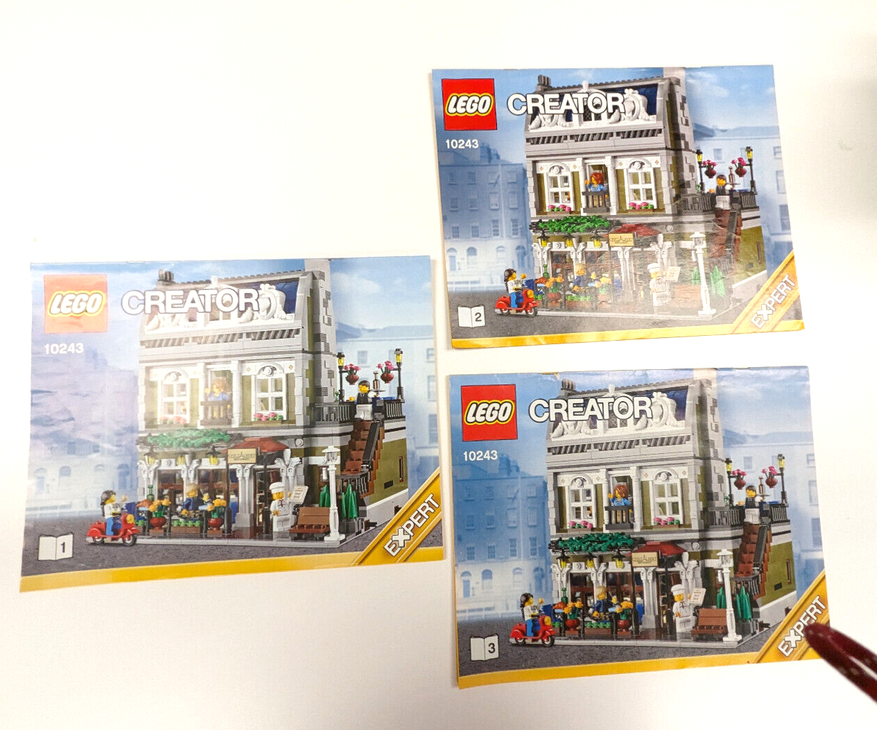 LEGO Creator Expert Modular 10243 Parisian Restaurant - 100% Complete w/Manuals - StudBee