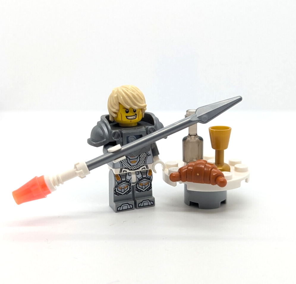 LEGO Nexo Knights Minifigure - Lance (nex037) Foil Pack #1 271601 Silver Armor