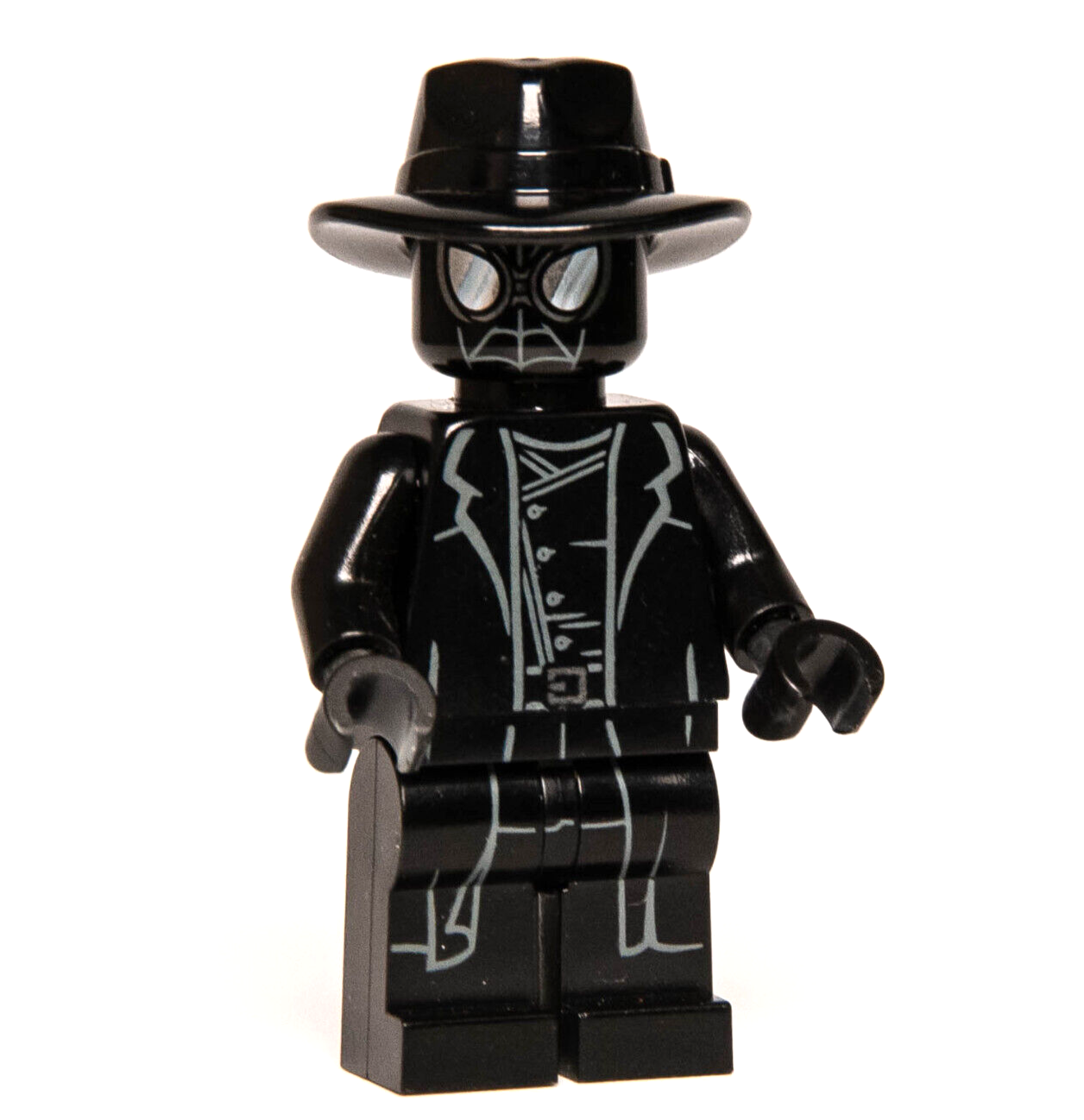 LEGO Spider-Man Noir Minifigure w/ Shirt Tail 76150 (sh614a) - StudBee