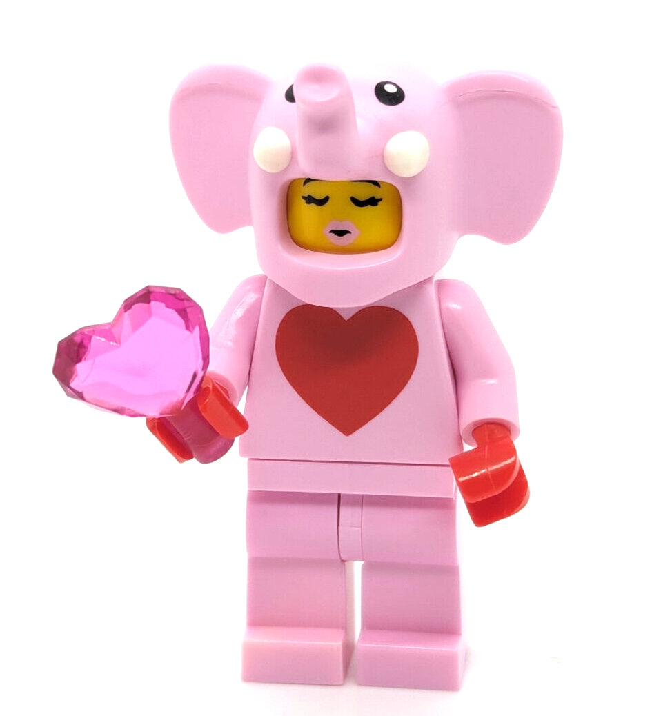 New LEGO BAM 2020 Minifigure - Love Elephant (hol198) Valentine's Day - StudBee