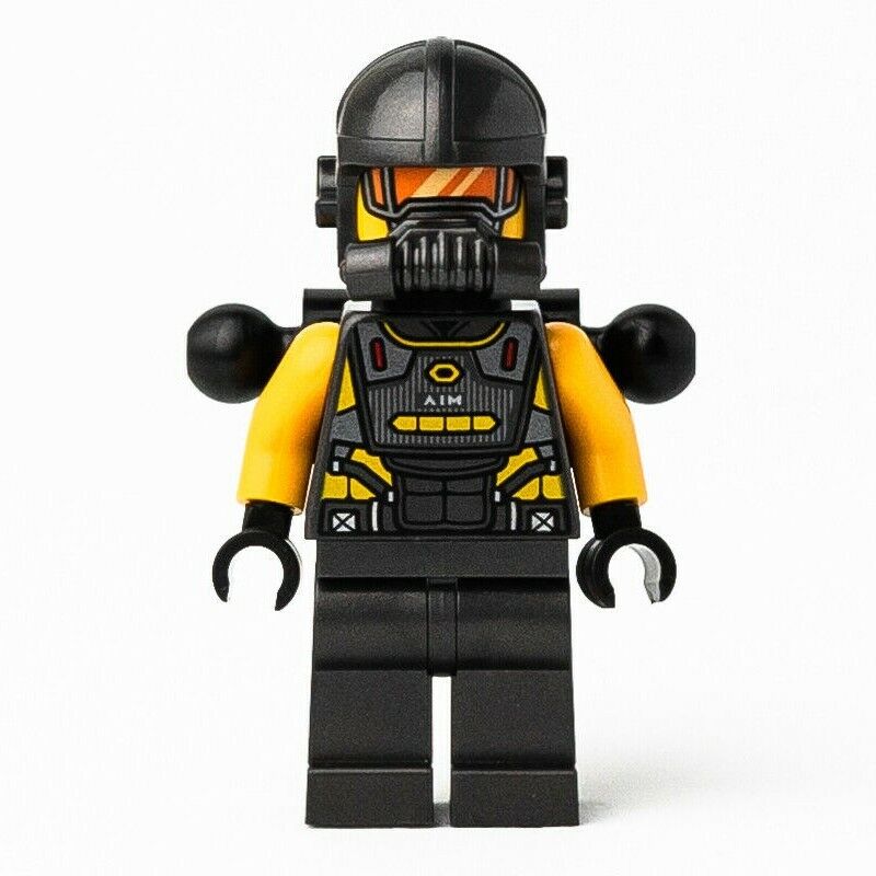 New LEGO AIM Agent - Backpack & Pins w/ Tow Ball Minifigure - 76142 (sh628) - StudBee