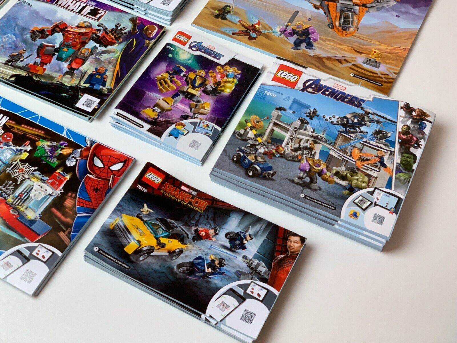 LEGO Marvel Assorted Building Instruction Manuals (LOT of 58) - StudBee
