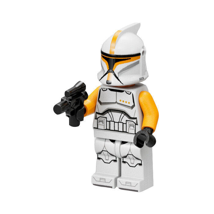 New Lego Star Wars Minifigure: Clone Trooper Commander (Phase 1) 75340 (sw1146) - StudBee