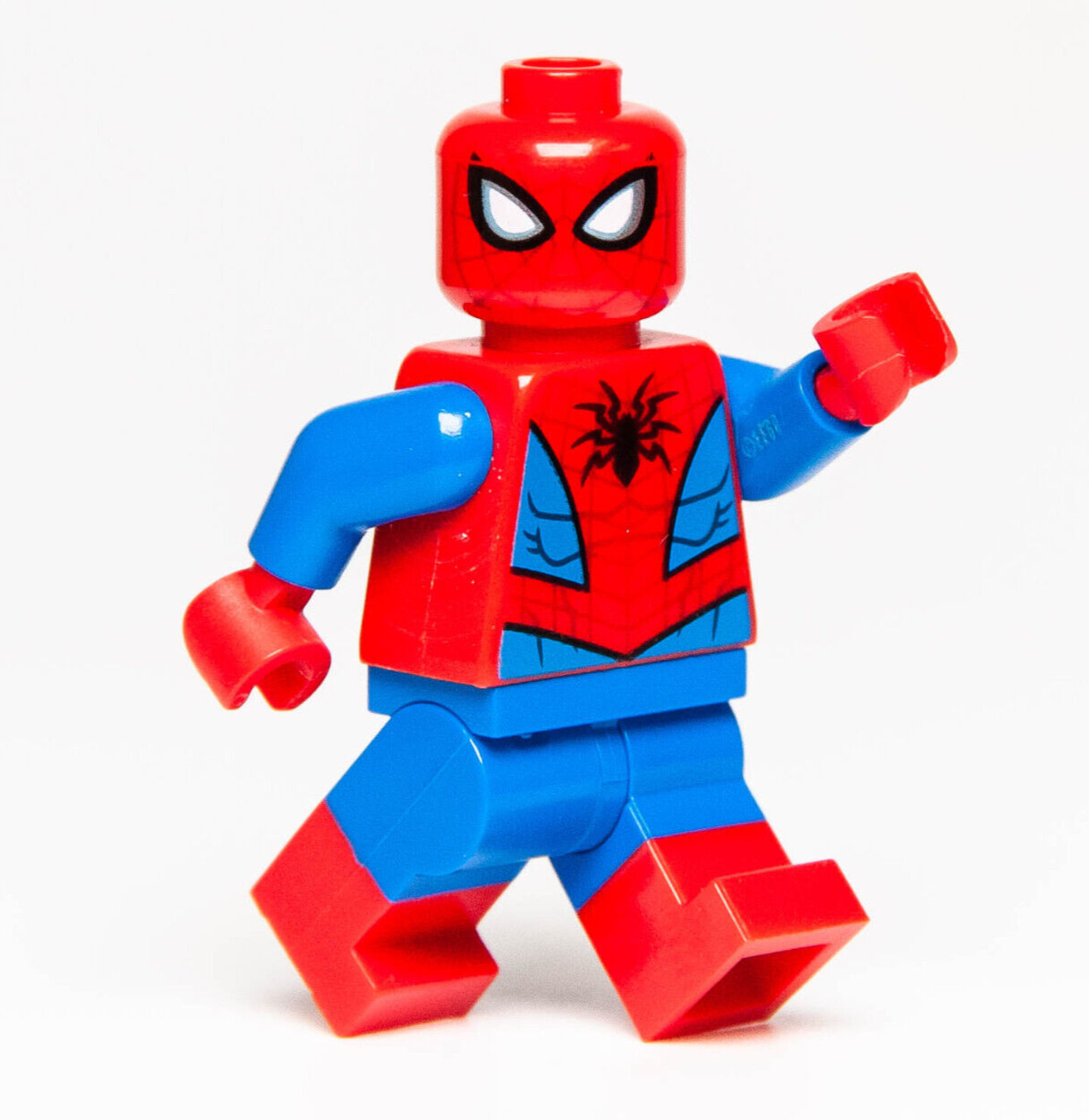 New LEGO Spider-Man - Metallic Blue Eye Highlights Minifigure - (sh536) - StudBee