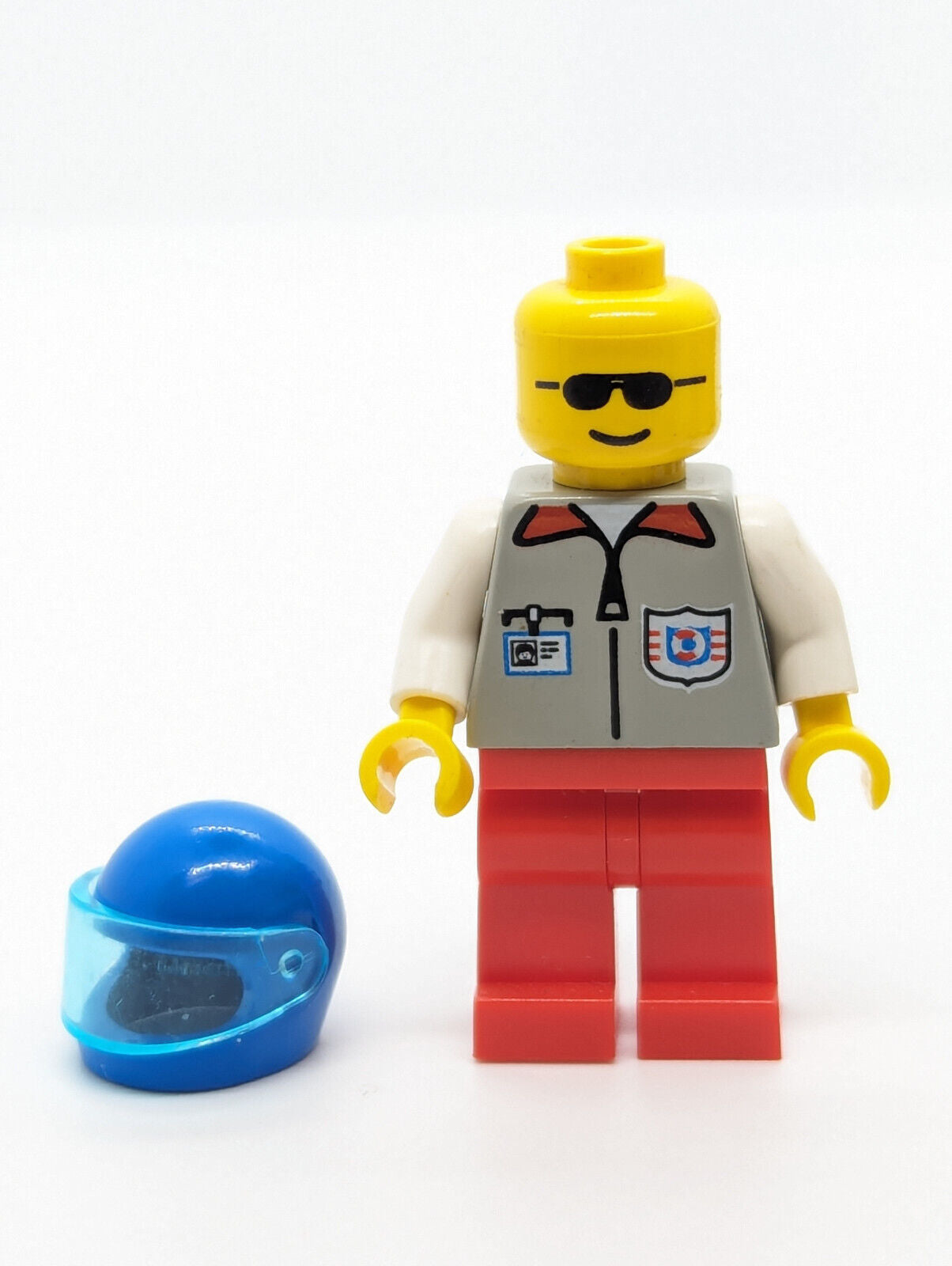 Lego Classic Coast Guard Minifigure & Truck from Hurricane Harbor 6338 (res004) - StudBee