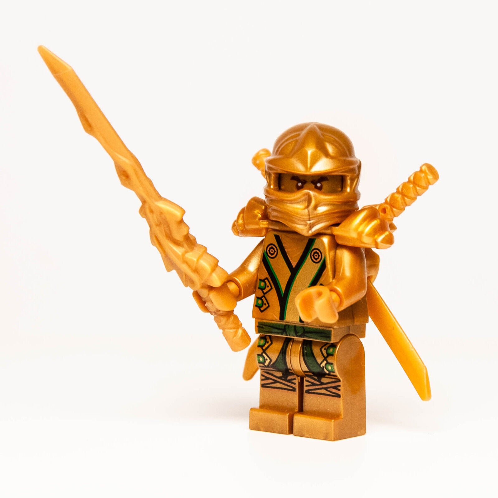 Lego Ninjago Minifigure - Lloyd (Golden Ninja) Final Battle (njo073) 70505 70503 - StudBee