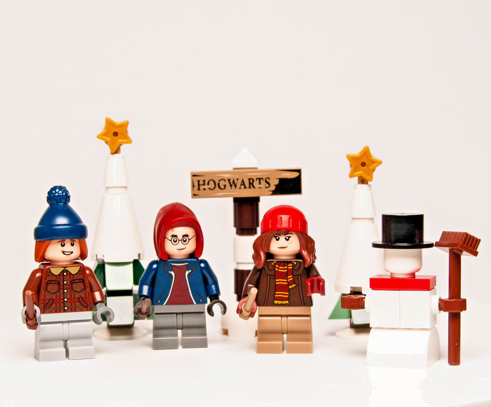 Lot of Builds & Minifigs: LEGO Harry Potter 2023 Advent 76418 Winter Village (hp - StudBee