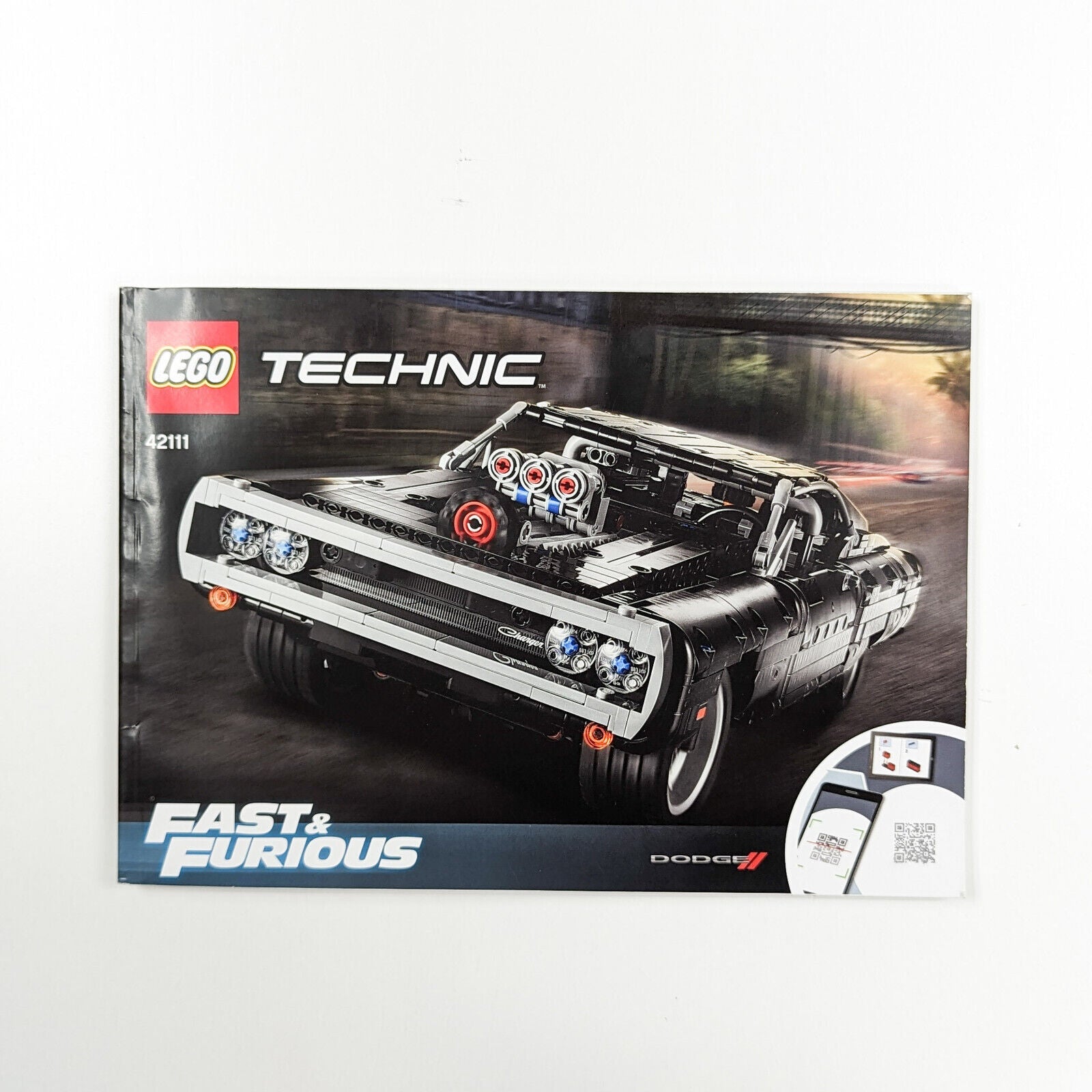 New LEGO Technic Dom's Dodge Charger Fast & Furious 42111 BOOKLET ONLY - StudBee