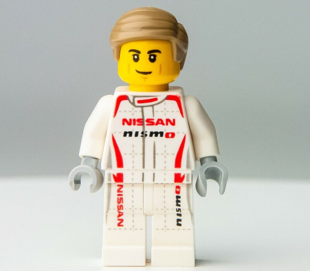 LEGO Nissan GT-R NISMO Driver - Speed Champions 76896 (sc081) Minifigure - StudBee