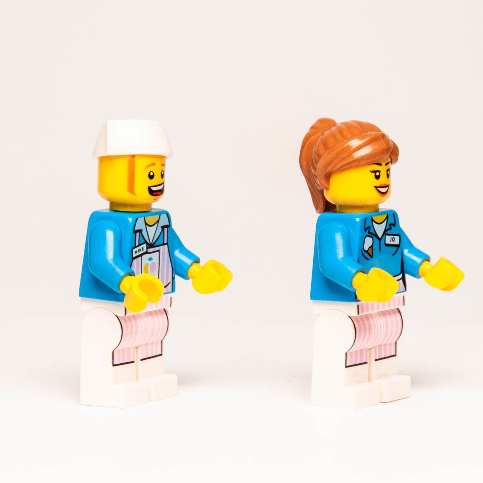 Lot of Lego Movie Minifigures: Jo & Mike 70804 Ice Cream Machine (tlm031 tlm032) - StudBee