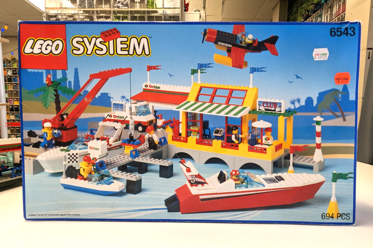 LEGO Town Harbor 6543 Sail N' Fly Marina - Complete w/ Box & Instructions - StudBee
