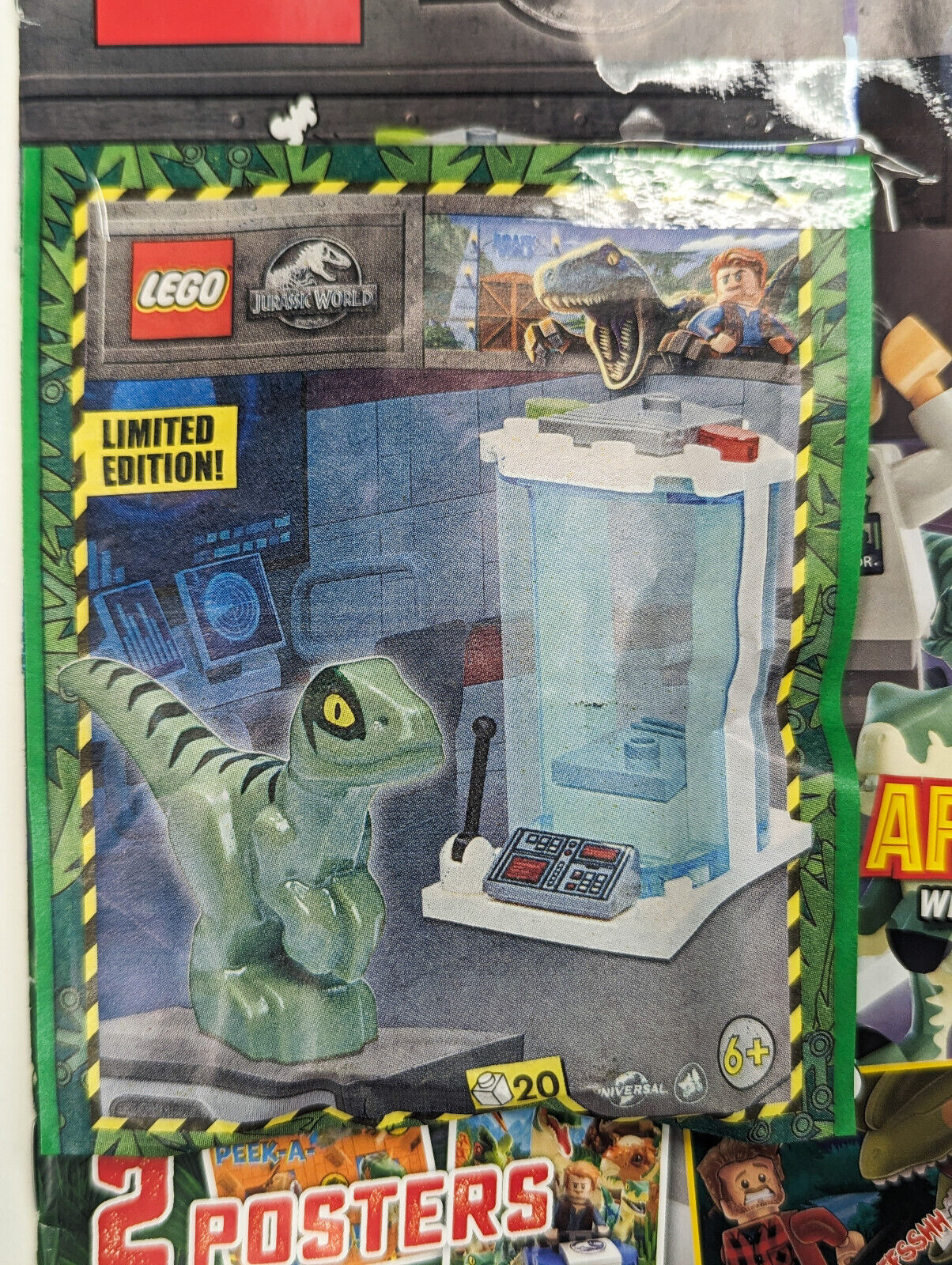 LEGO Jurassic World UK 2023 Magazine Issue 2 - Baby Raptor 122327 - StudBee