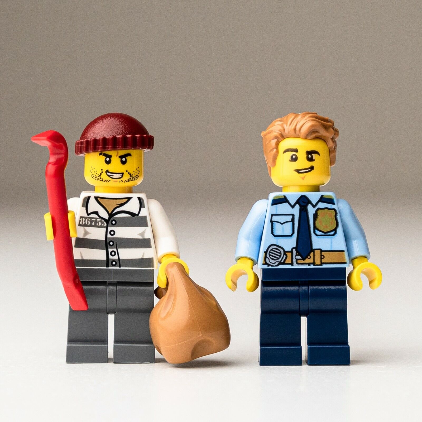 New LEGO Lot: Prisoner and Police Minifigure - Police Dog Unit - 60241 - StudBee
