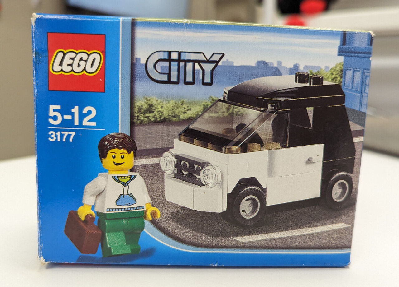 LEGO City 3177 Mini Smart Small Car - Complete w/ Manual & Box - StudBee