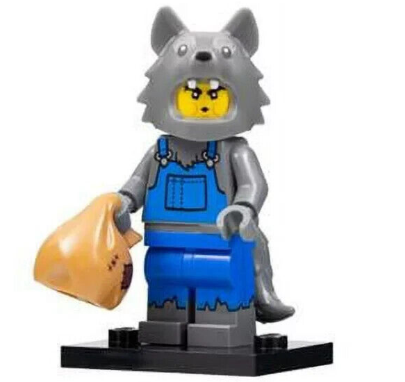SEALED New LEGO CMF Series 23 Minifigure - Big Bad Wolf 71034 Blowing (col23-8) - StudBee