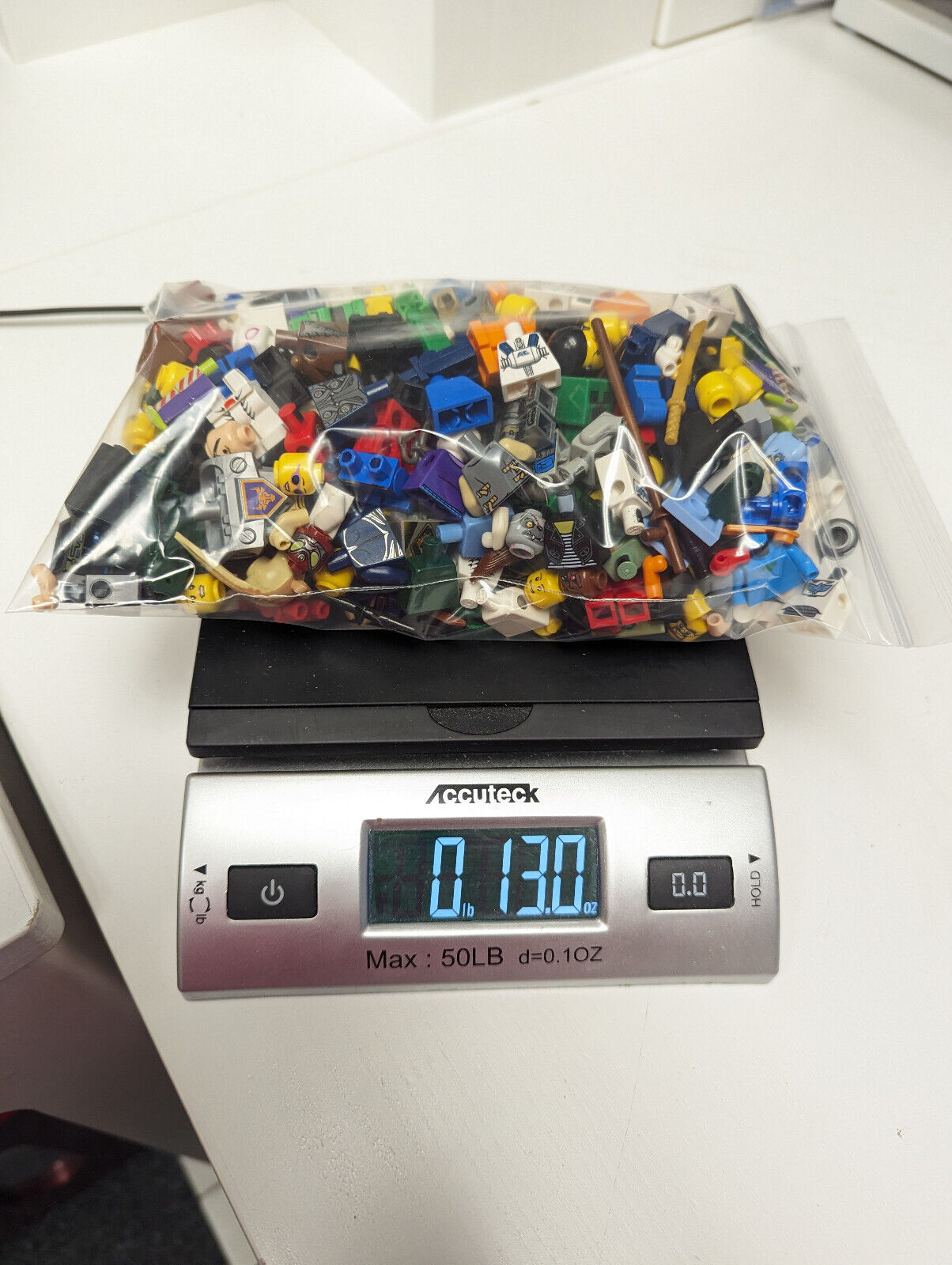 Huge Damaged Authentic LEGO Minifigure Parts & Pieces Lot - StudBee