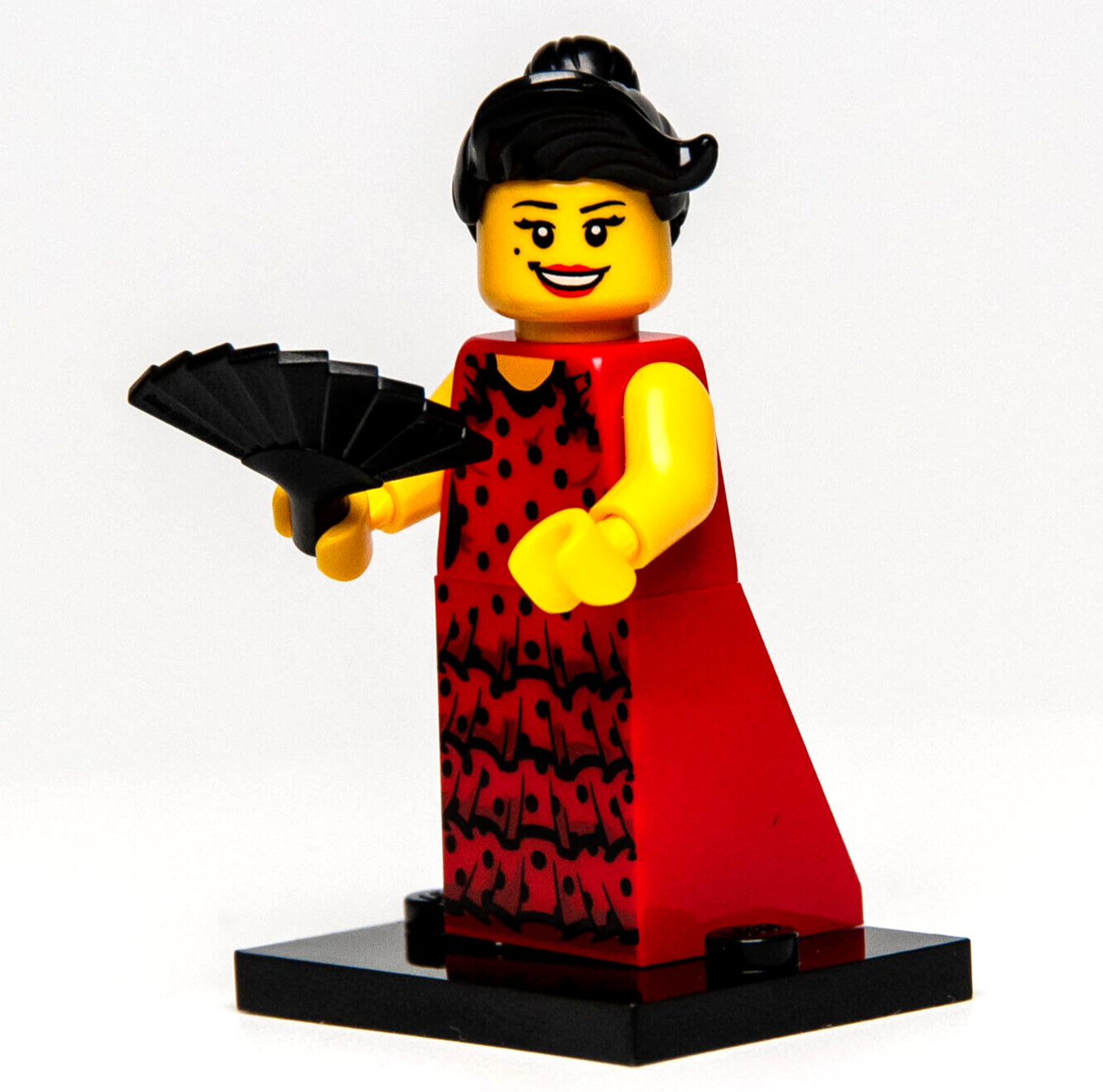LEGO CMF Minifigure, Series 6 - Flamenco Dancer w/ Fan (col06-6) - StudBee