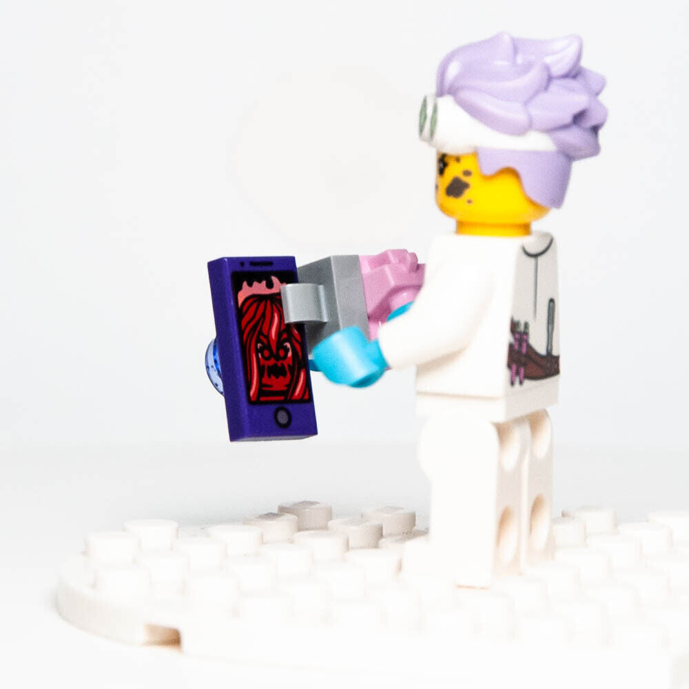 LEGO Hidden Side Minifigure: J.B. Watt Scientist - Smile Annoyed (hs002) Lab