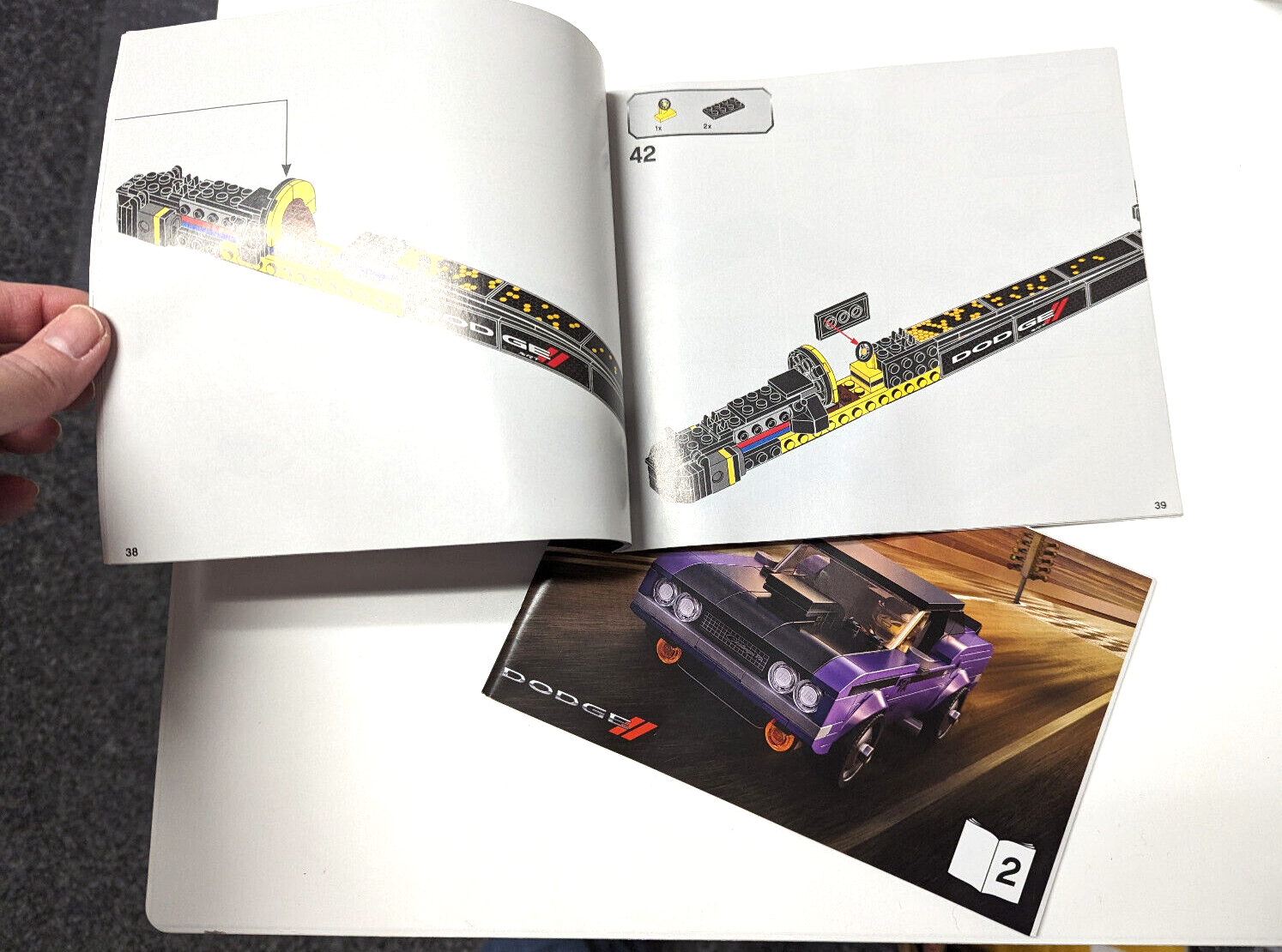 New Lego -Instruction Manual Only - 76904 Mopar Dodge SRT Top Fuel Dragster - StudBee