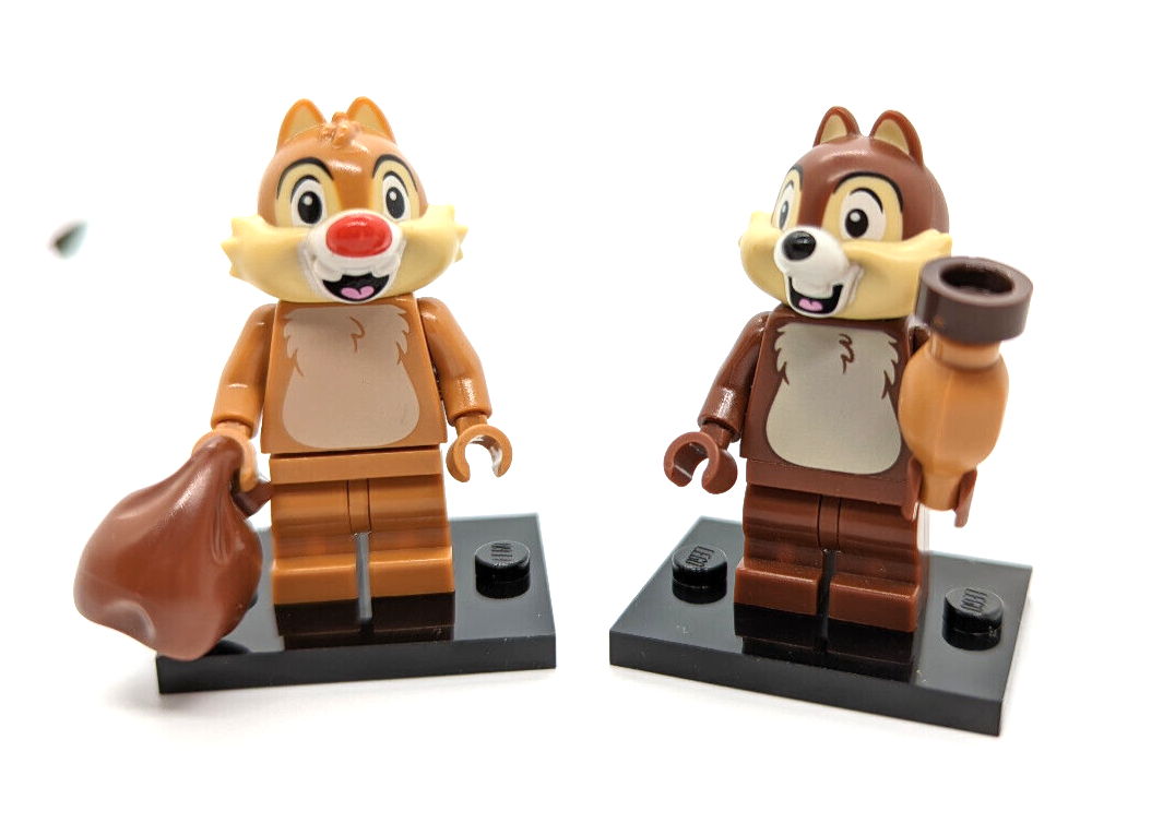 Chipmunk Rescuers NEW LegoChip & Dale Chipmunks Rescue Rangers Disney Series 2 Minifigur