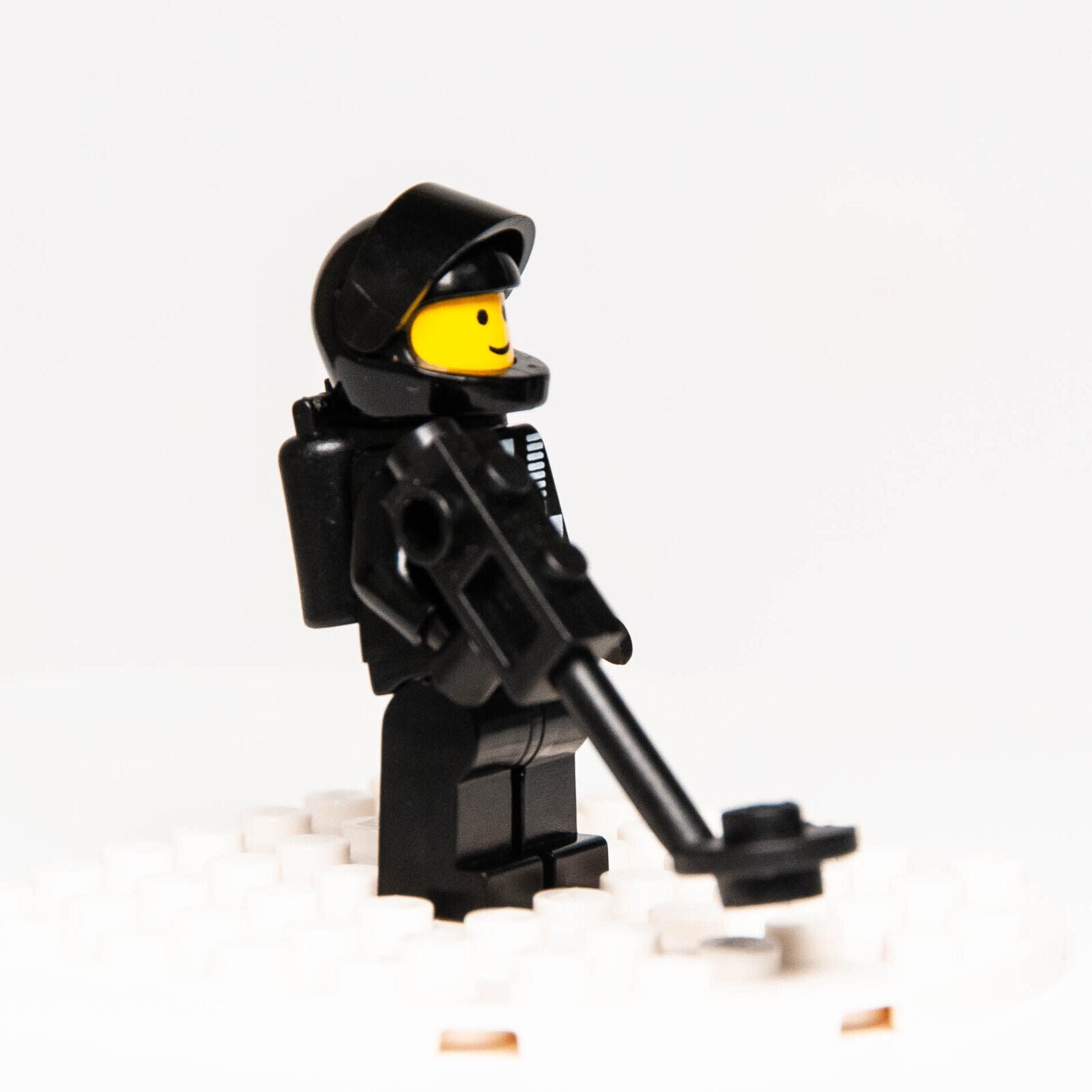 LEGO Vintage Space Minifigure - Blacktron 1 (sp001) Spaceman - StudBee
