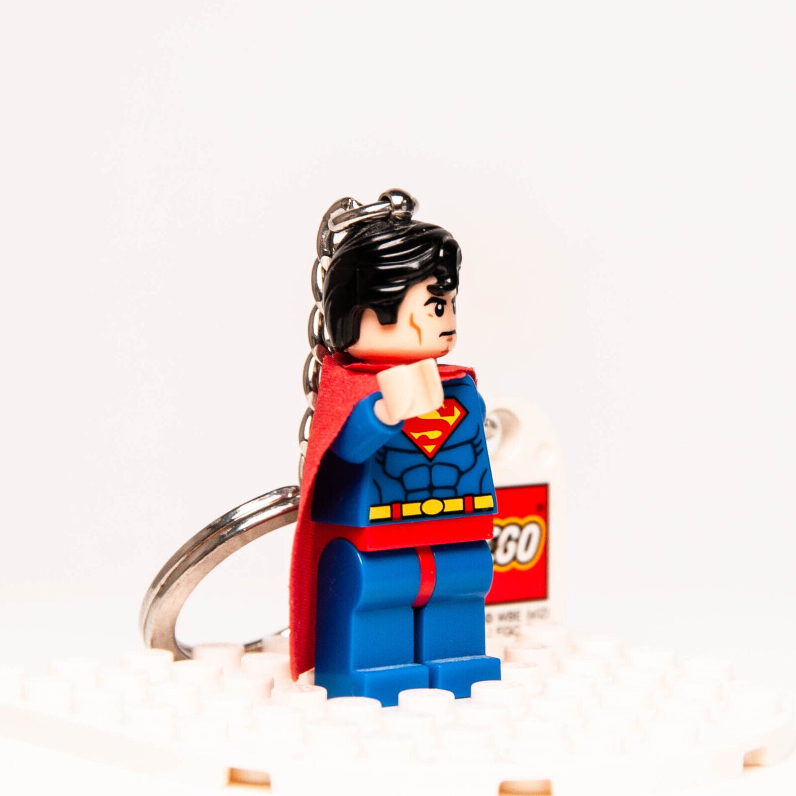 LEGO Minifigure Key Chain - Superman (853430) DC Comics Super Heroes sh003 - StudBee