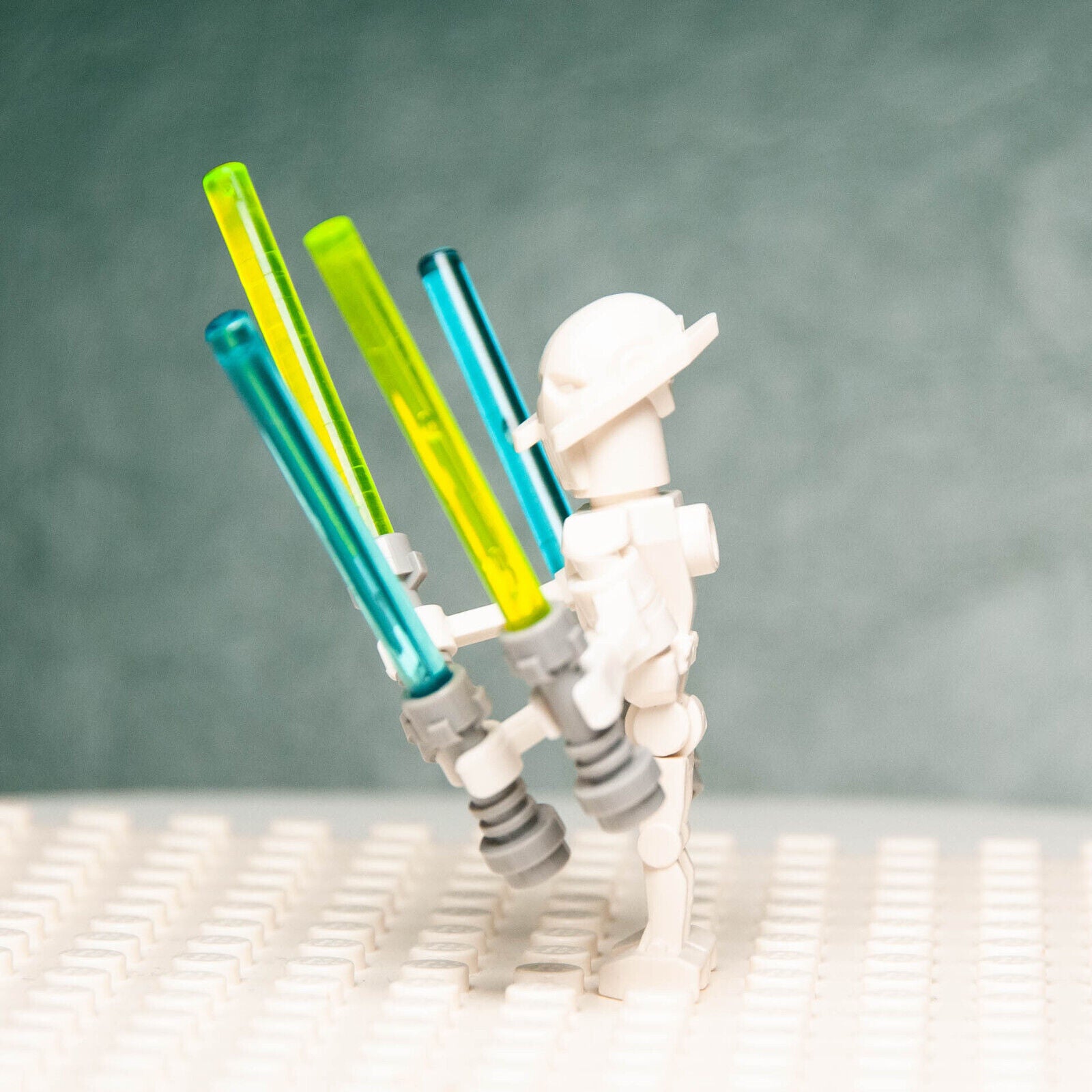 Lego Star Wars Minifigure - General Grievous, Straight (sw0134a Lightsabers 7656 - StudBee