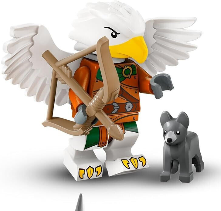 LEGO Dungeons & Dragons Minifigures 71047-6 CMF - Aarakocra Ranger & Dog - StudBee