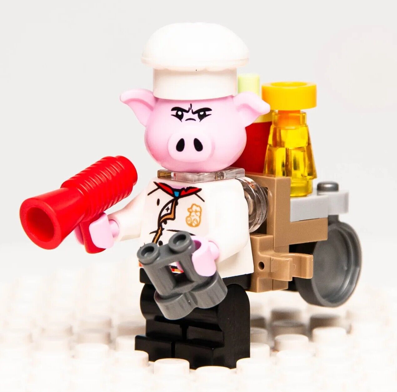 New Lego Monkie Kid Minifigure - Pigsy with Portable Kitchen (mk067) - StudBee