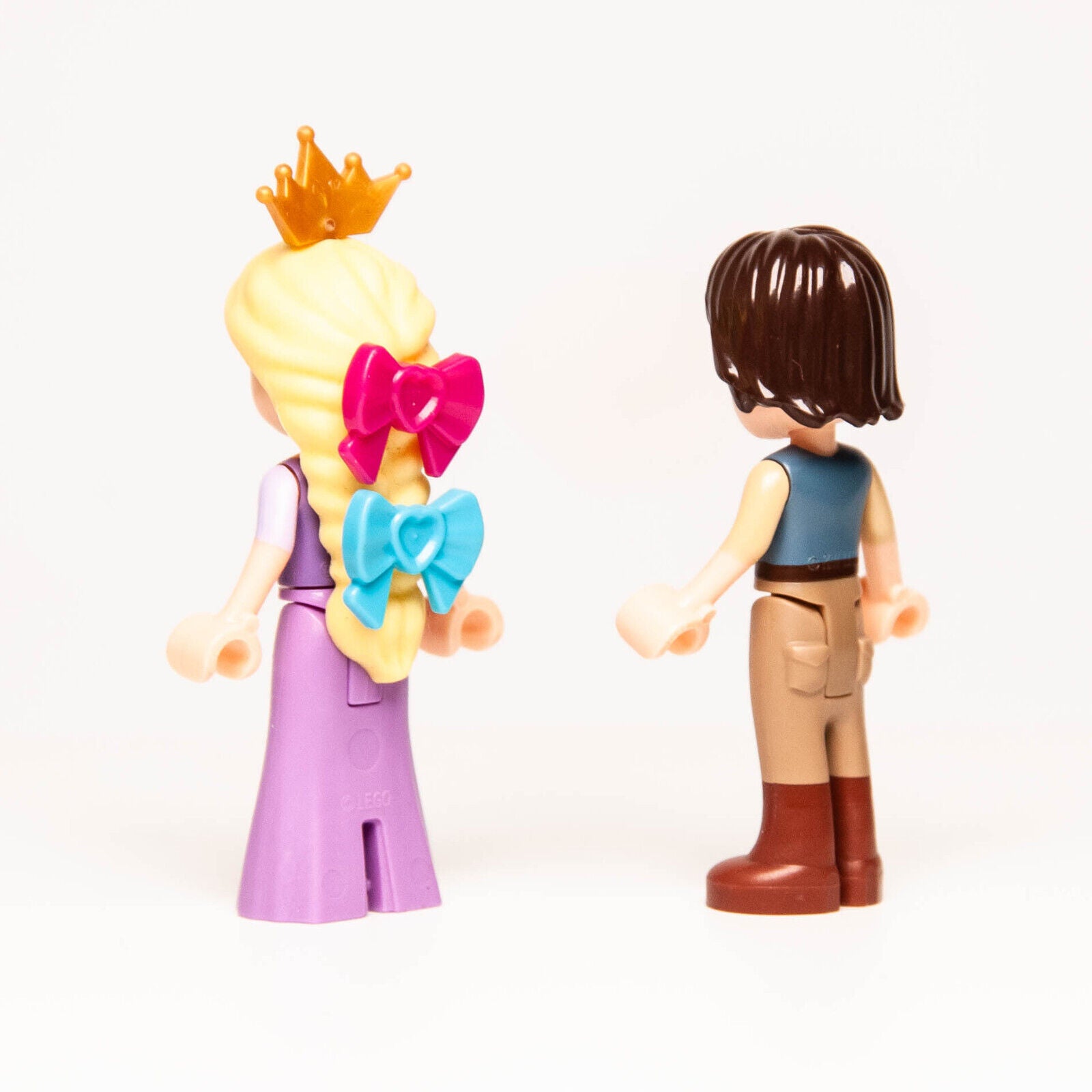 LEGO Disney 41054 Tangled Minifigure Lot: Flynn Rider (dp007) & Rapunzel (dp006) - StudBee