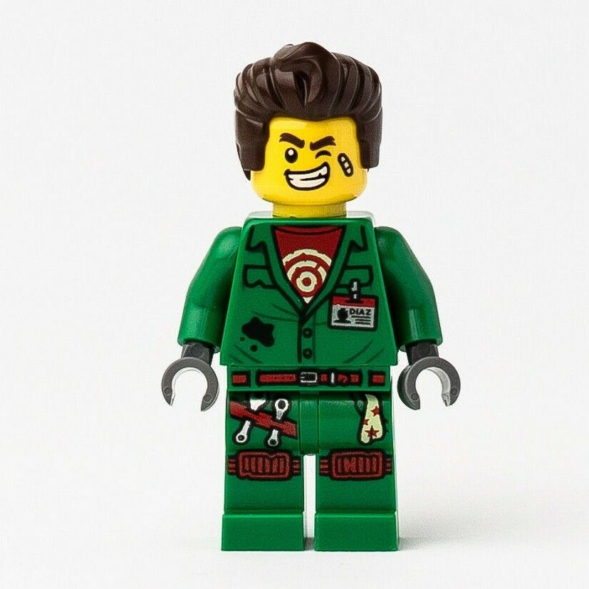 New LEGO Douglas Elton / El Fuego -  Minifigure - Hidden Side - 70418 (hs005) - StudBee