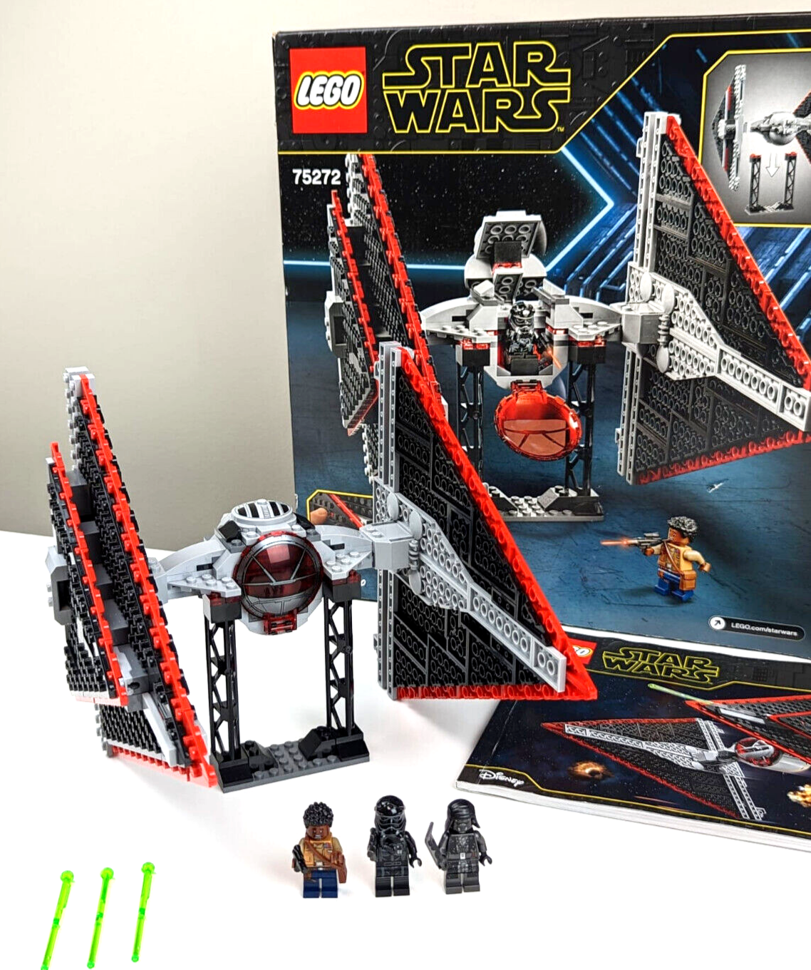 LEGO Star Wars: Sith TIE Fighter 75272 Complete, Box & Instructions - SEE VIDEO! - StudBee