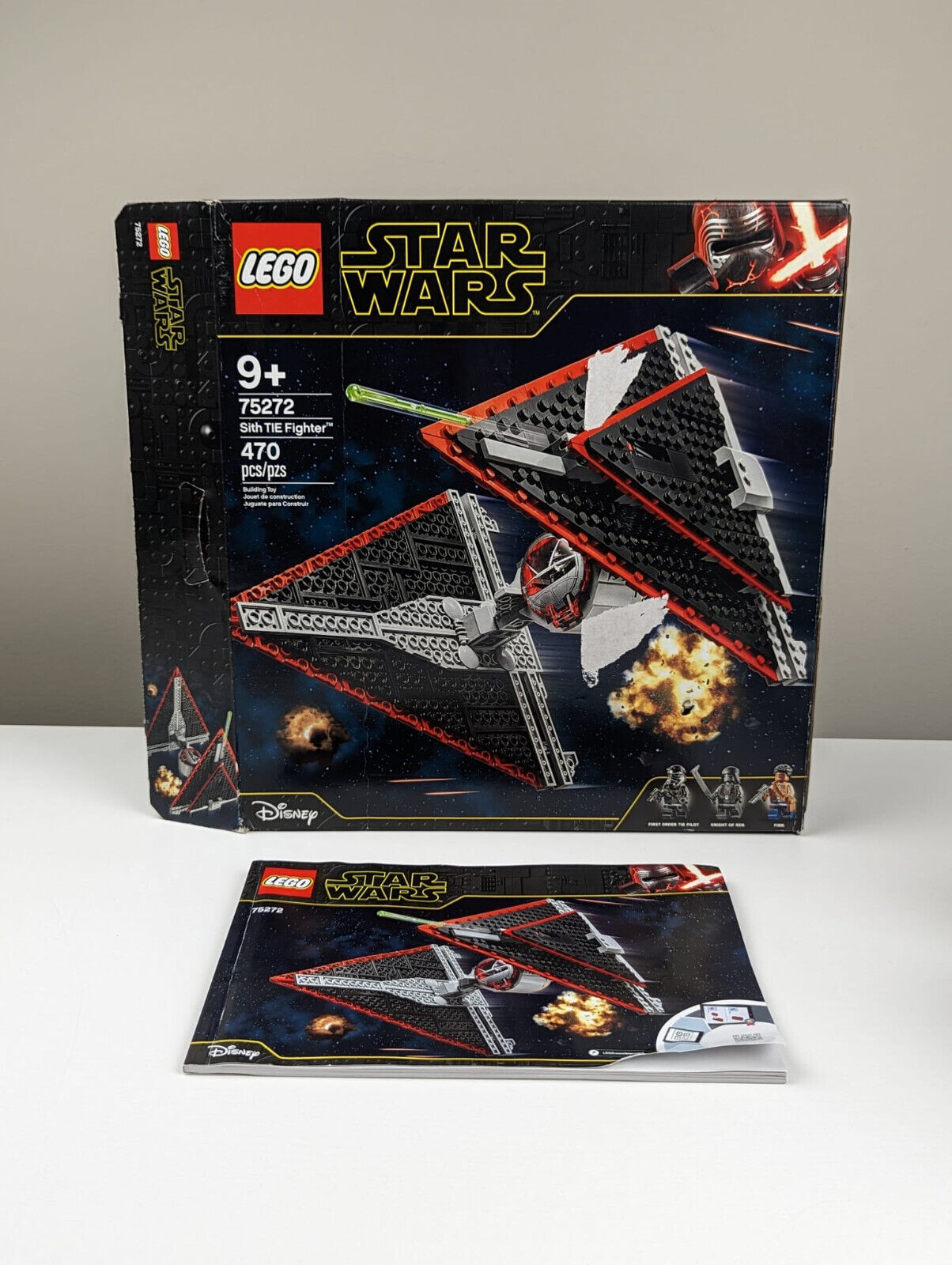 LEGO Star Wars: Sith TIE Fighter 75272 Complete, Box & Instructions - SEE VIDEO! - StudBee