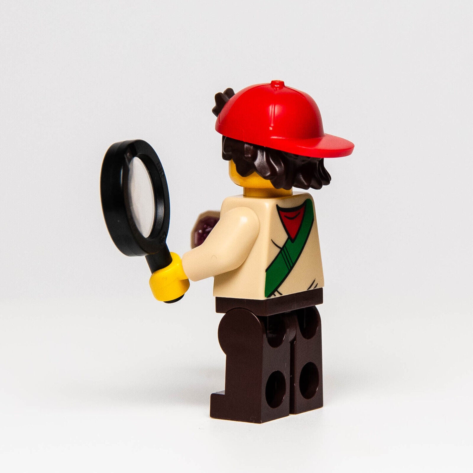 NEW Lego BAM Minifigure Boy Scout Explorer w/ Magnifying Glass & Geode - StudBee