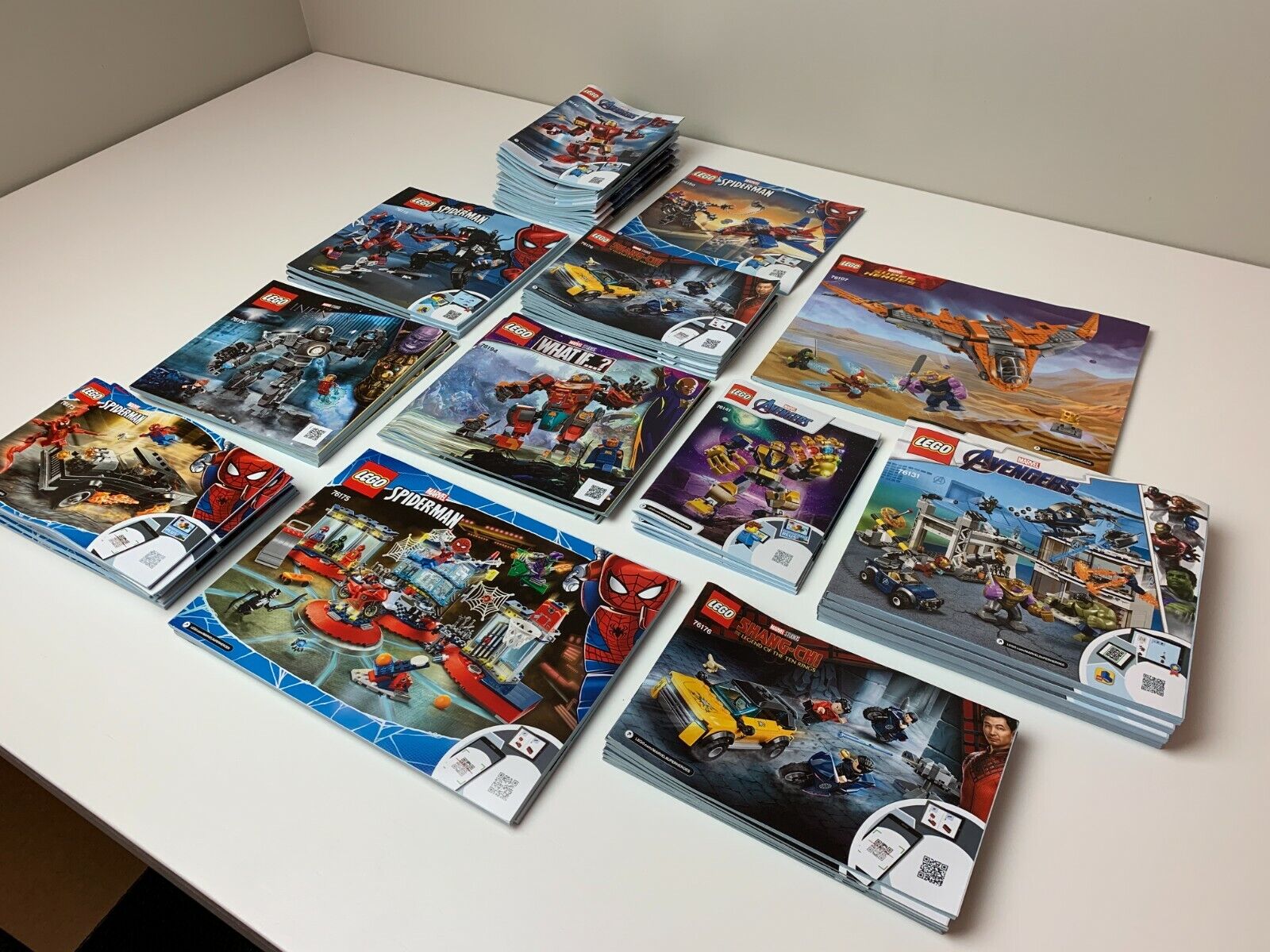 LEGO Marvel Assorted Building Instruction Manuals (LOT of 58) - StudBee