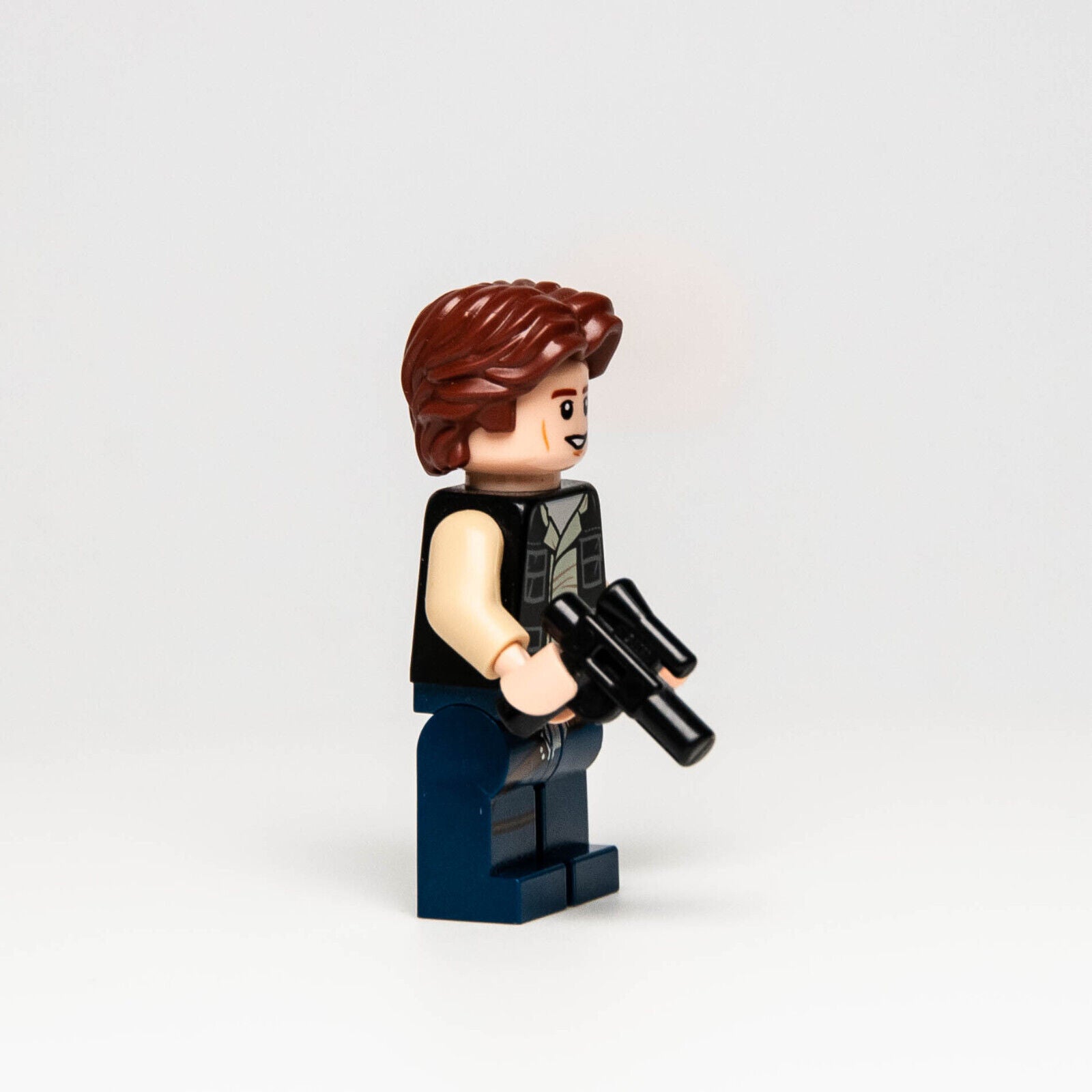LEGO  Star Wars Minifigure - Han Solo Dark Blue Legs Vest (sw0771) 75159 75290 - StudBee