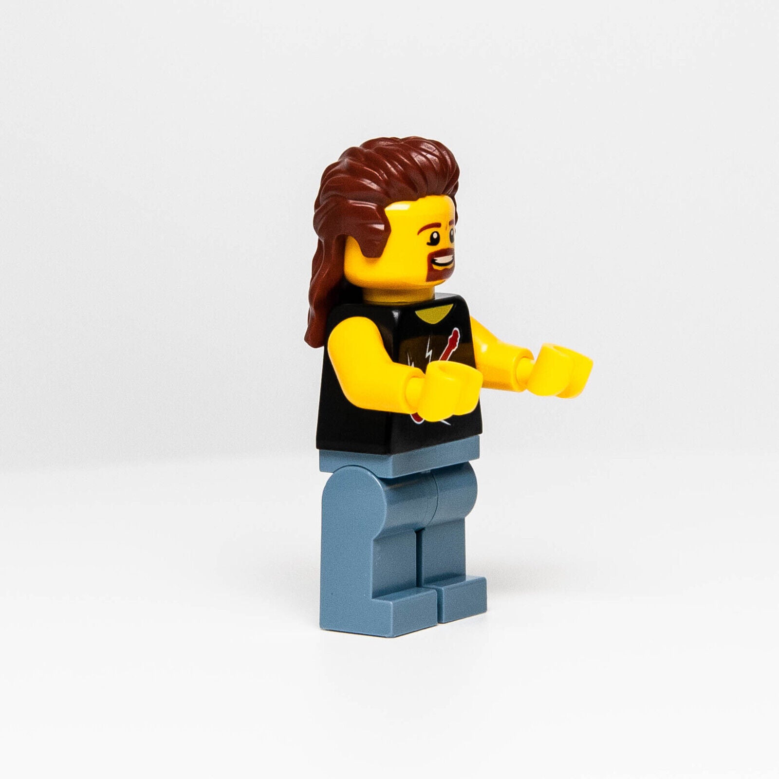 LEGO Stuntz Crew, Fun Fair Worker Nate (cty1020) Stunt Show Truck 60294 Mullet - StudBee