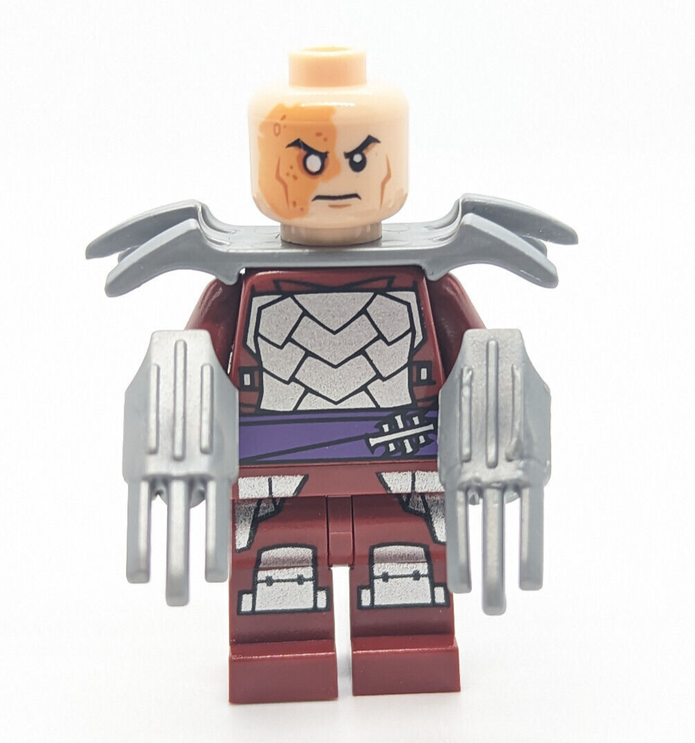 Lego TMNT Minifigure: Shredder w/ Claws (tnt020) 79101 Ninja Turtles Dark Blue - StudBee