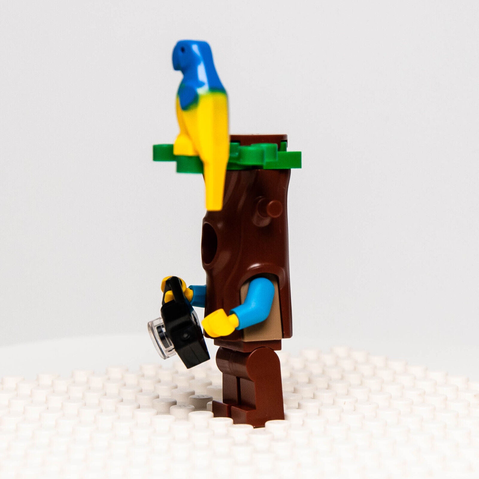NEW LEGO Nature Photographer Tree Disguise Minifigure (cty1098) w/ Bird 60267 - StudBee