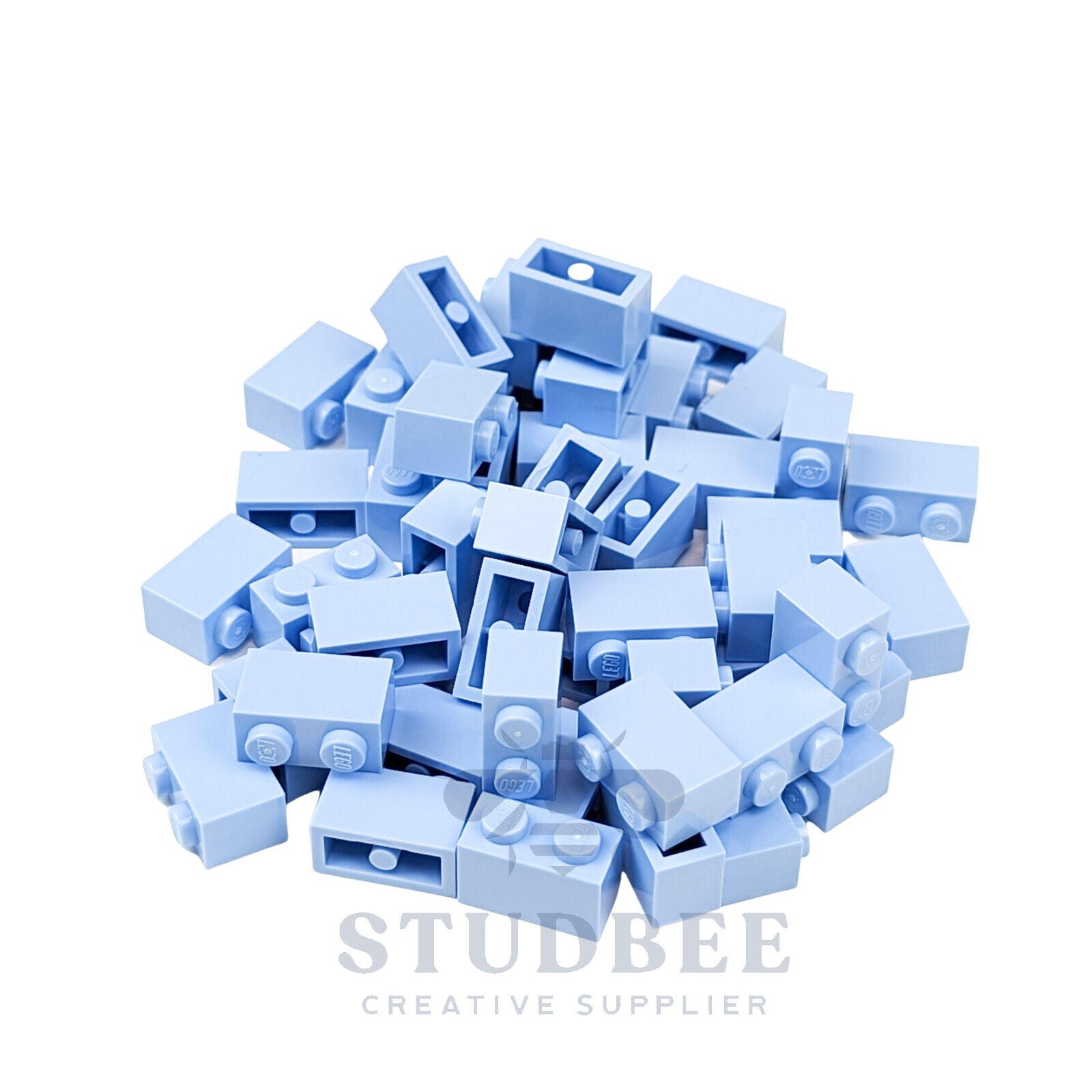 NEW LEGO  - 1 x 2 Bricks - #3004 - 50 Pieces - 20+ Colors Available - StudBee