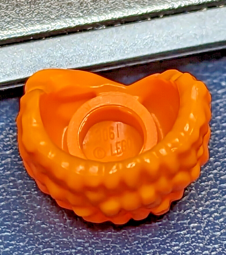 New BAM 2023 Lego Part - ORANGE Minifigure Hair Short Bushy Left Part 3061 38798 - StudBee