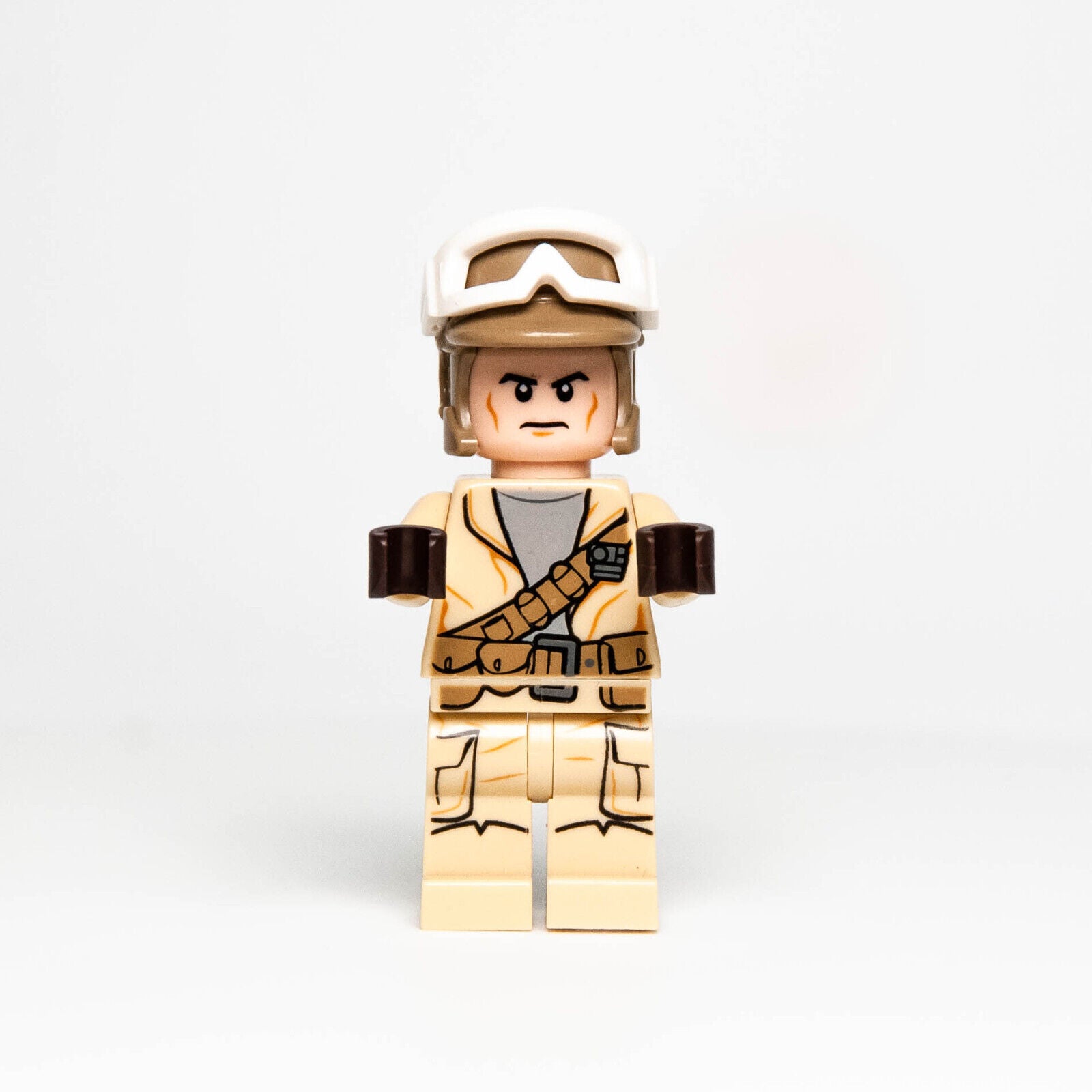Lego Star Wars Minifigure - Rebel Trooper, Goggles Tan Helmet (sw0688) 75133