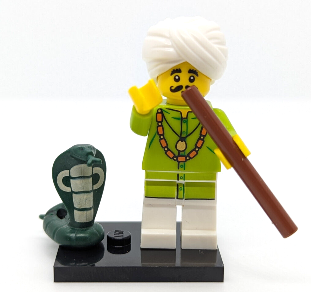 New LEGO CMF Series 13 Minifigure Snake Charmer (col13-4) 71008 col198 Cobra - StudBee